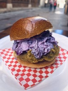 Burger de Pollo Frito Satay