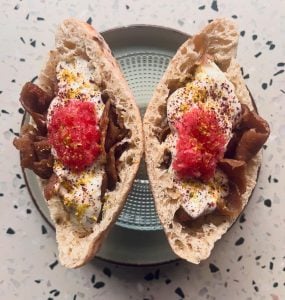 Gyro de Ternera con Yogur y Hierbabuena